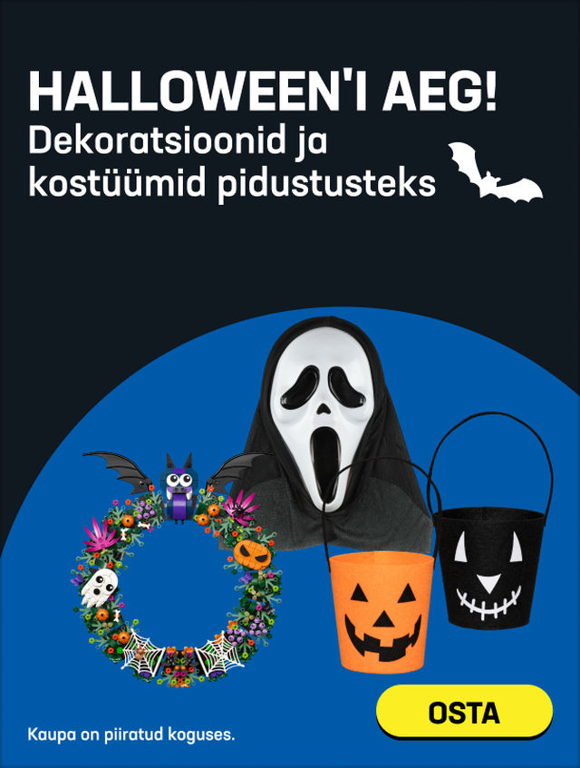 HALLOWEEN'I AEG! Dekoratsioonid ja kostüümid pidustusteks