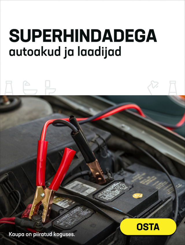 Superhindadega autoakud ja laadijad