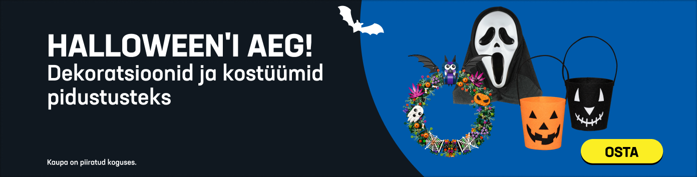 HALLOWEEN'I AEG! Dekoratsioonid ja kostüümid pidustusteks