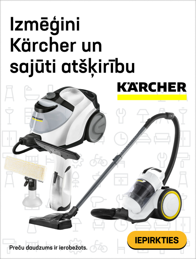 Izmēģini Kärcher un sajūti atšķirību