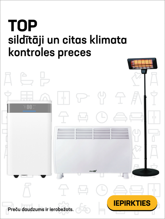 TOP sildītāji un citas klimata kontroles preces