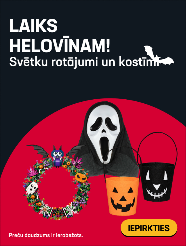 LAIKS HELOVĪNAM! Svētku rotājumi un kostīmi