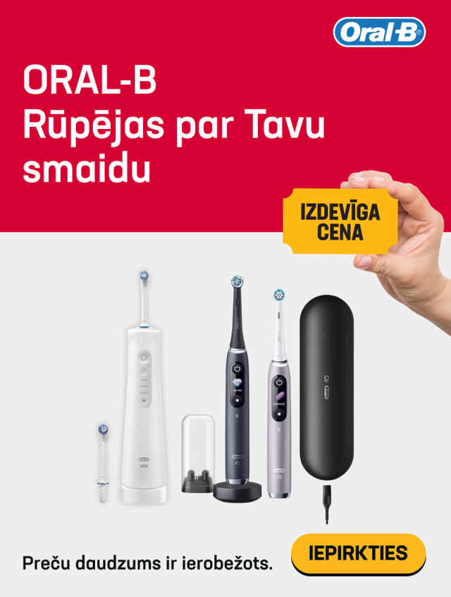 Oral-B. Rūpējas par Tavu smaidu