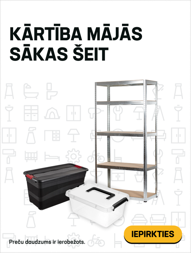 Kārtība mājās sākas šeit