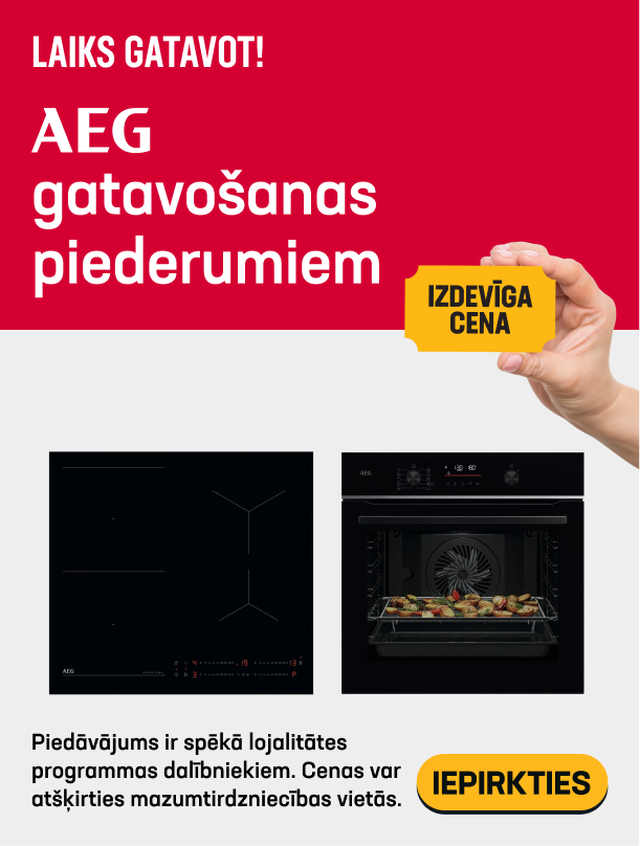 Laiks gatavot! AEG piedāvājumi 23.09.2026. - 19.10.2026.