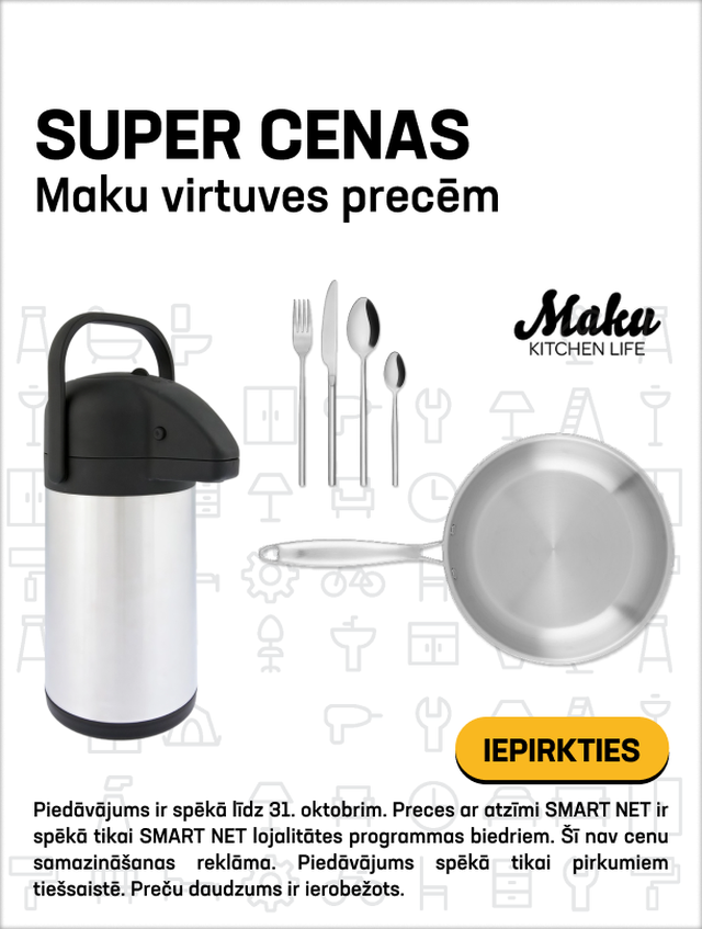 Super cenas Maku virtuves precēm