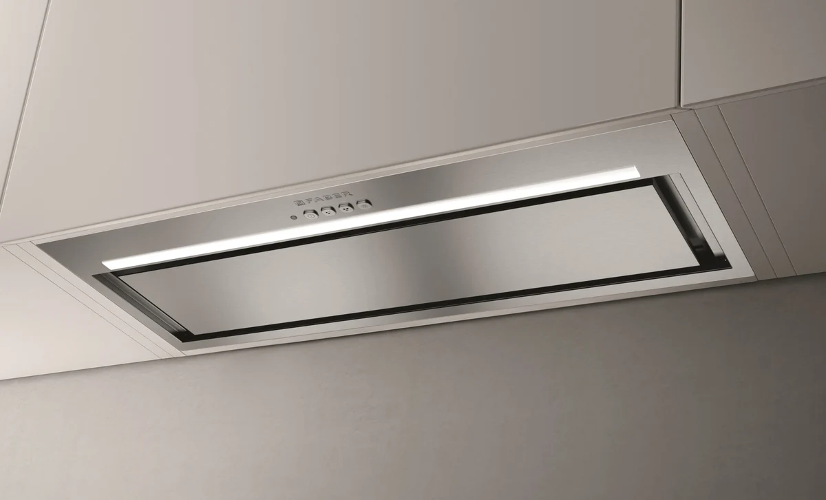 Built-in hood Faber Inca Lux EVO X A70, silver.