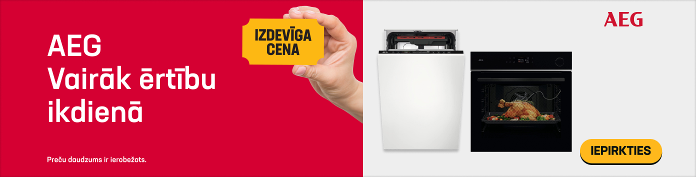 AEG. Vairāk ērtību ikdienā