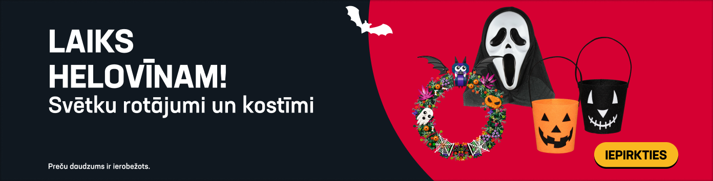 LAIKS HELOVĪNAM! Svētku rotājumi un kostīmi