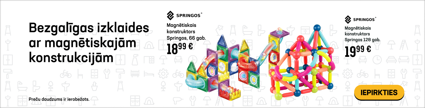 Bezgalīgas izklaides ar magnētiskajām konstrukcijām