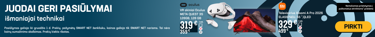 Juodai geri pasiūlymai išmaniajai technikai