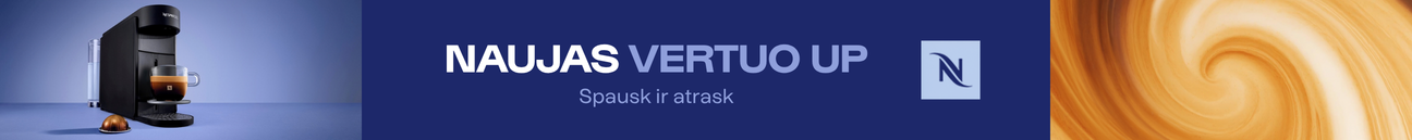 NAUJAS VERTUO UP