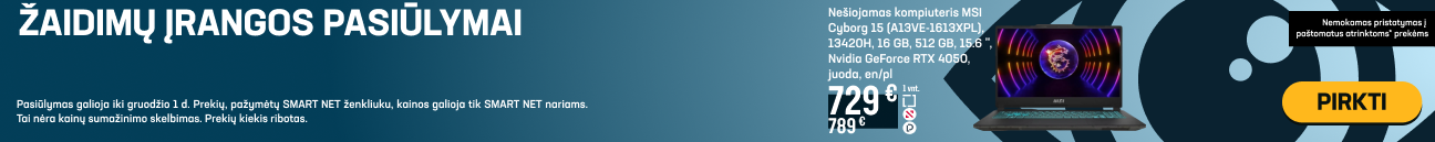 Žaidimų įrangos pasiūlymai