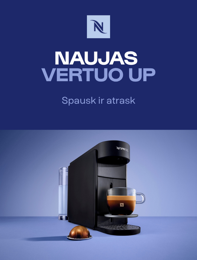 NAUJAS VERTUO UP