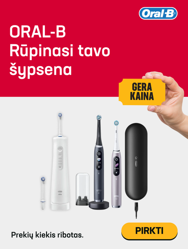 Oral-B. Rūpinasi tavo šypsena