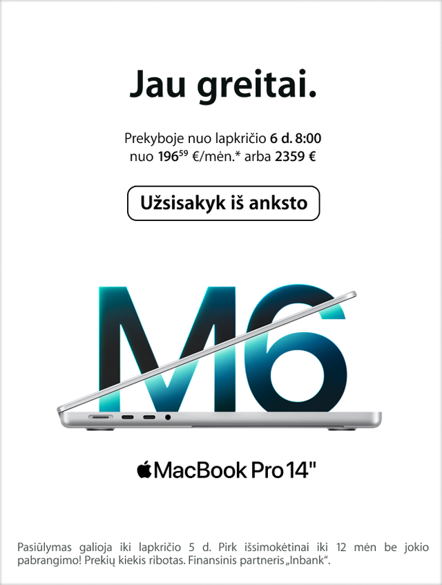 Jau greitai.