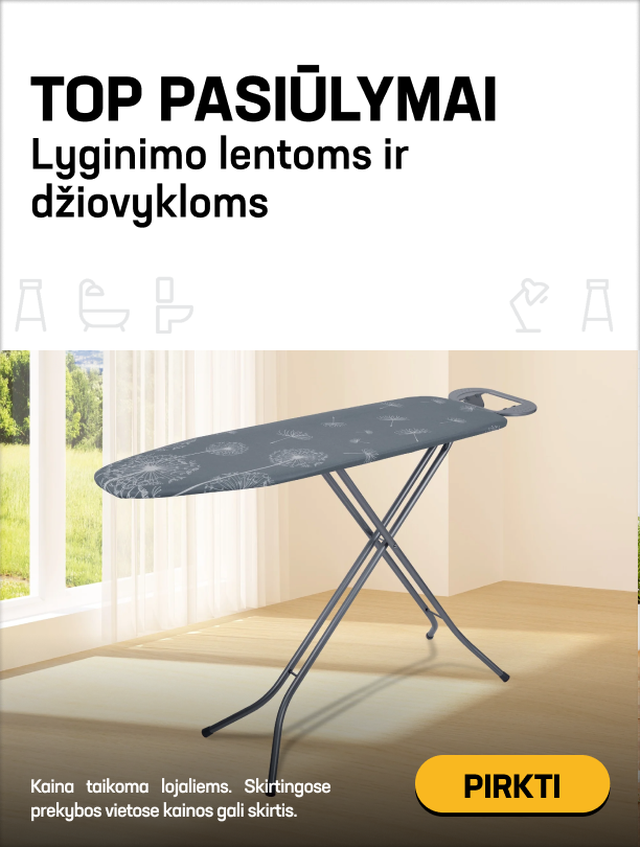 TOP pasiūlymai lyginimo lentoms ir džiovykloms
