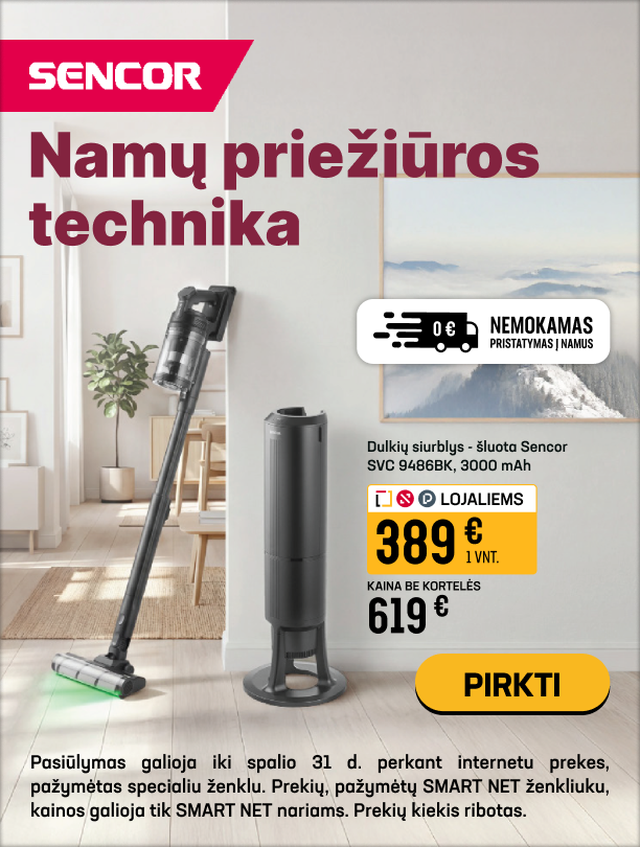 Namų priežiūros technika