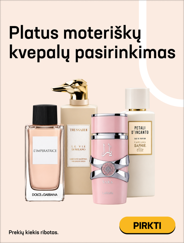 Platus moteriškų kvepalų pasirinkimas
