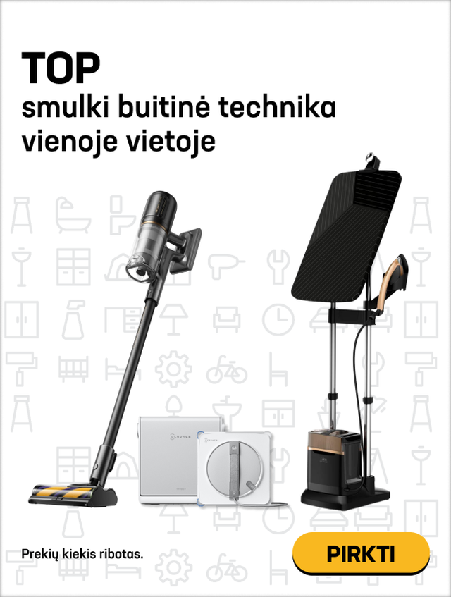 TOP smulki buitinė technika vienoje vietoje