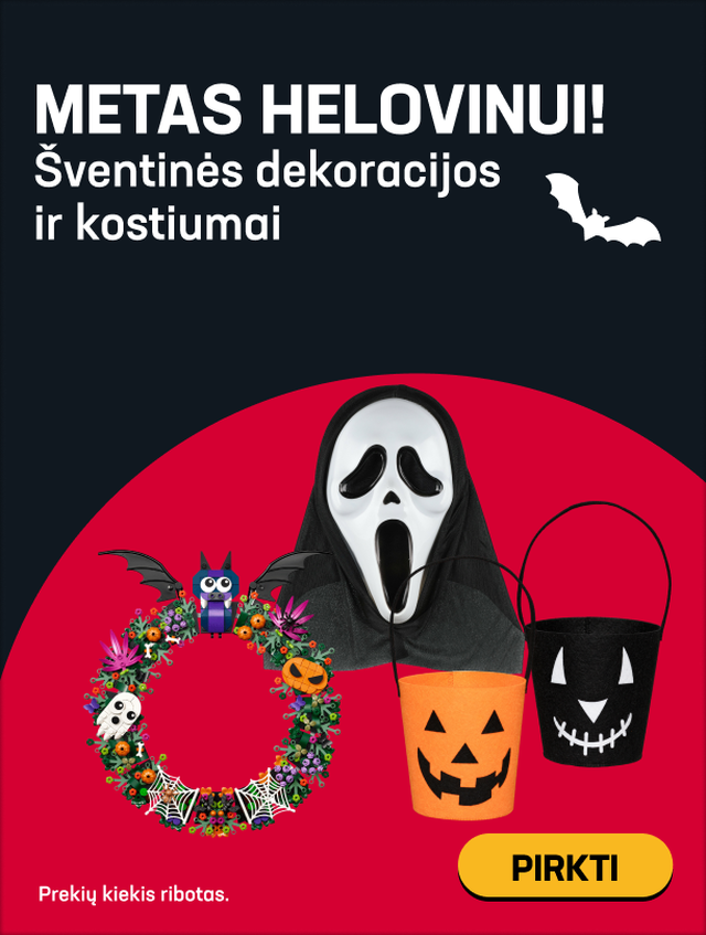 METAS HELOVINUI! Šventinės dekoracijos ir kostiumai