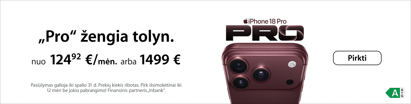 Pro žengia tolyn.